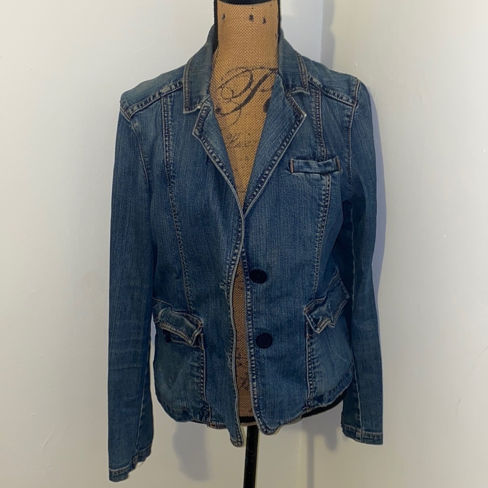 GAP Women's Denim Blazer